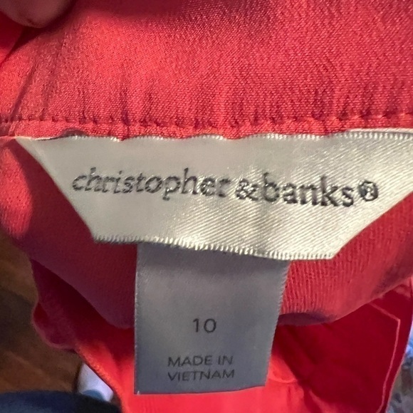 Nwt Pink Christopher & Banks Skort Size 10 - Picture 10 of 11